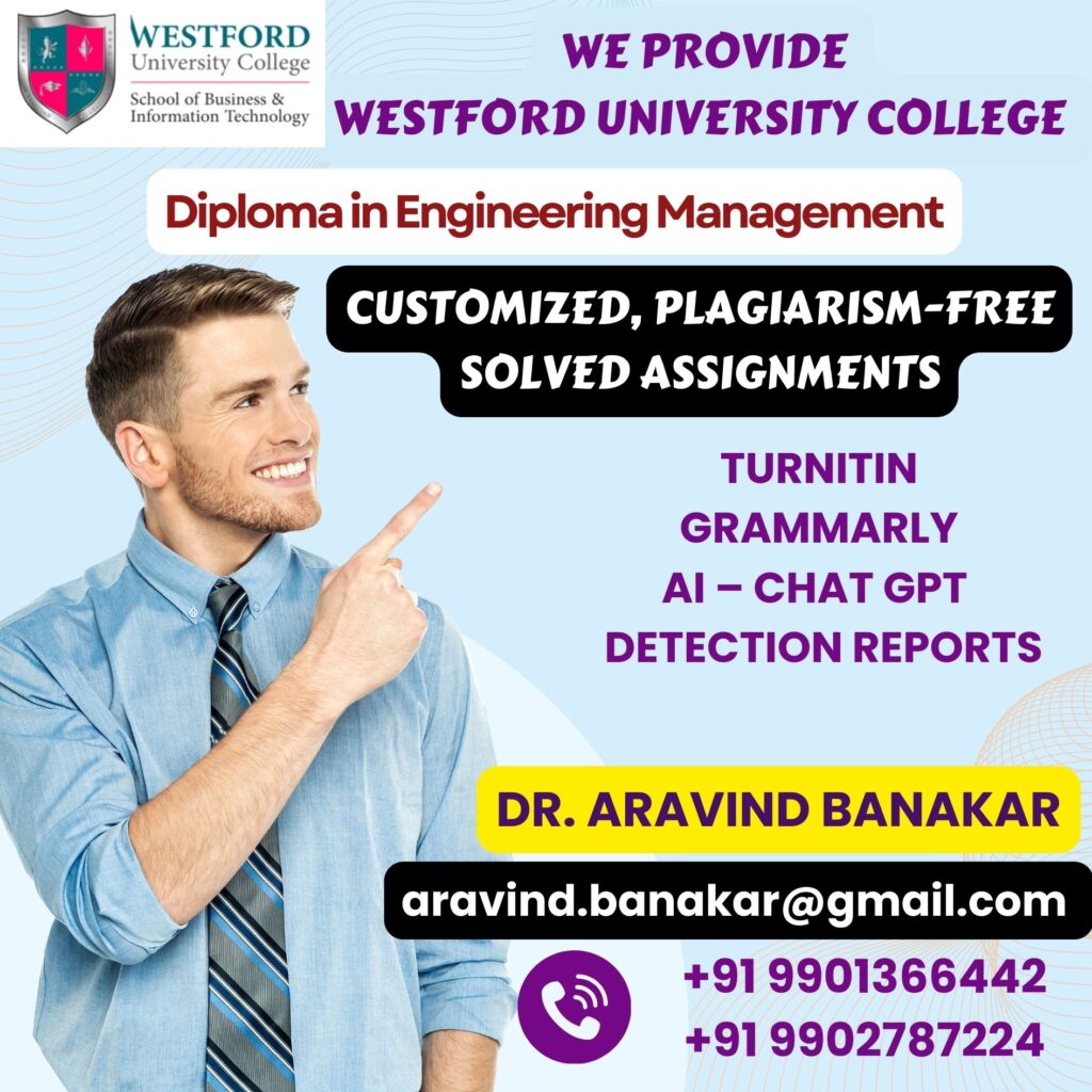 Westford University College Professional Diploma in Entrepreneurship and Innovation 4000 to 5000 Words Customized Assignments