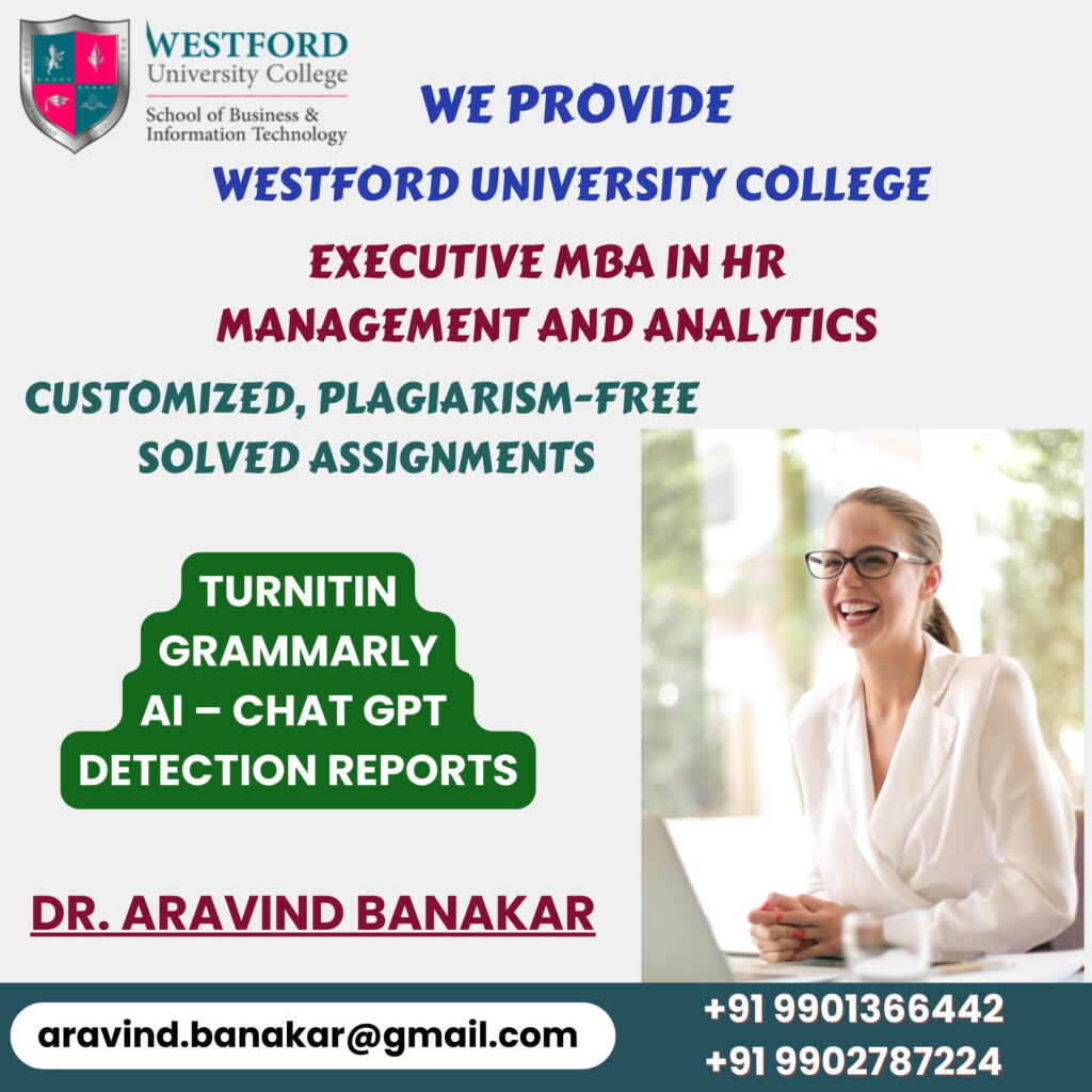 MSC Westford University Solved Assignments – 4000–5000 Words Format