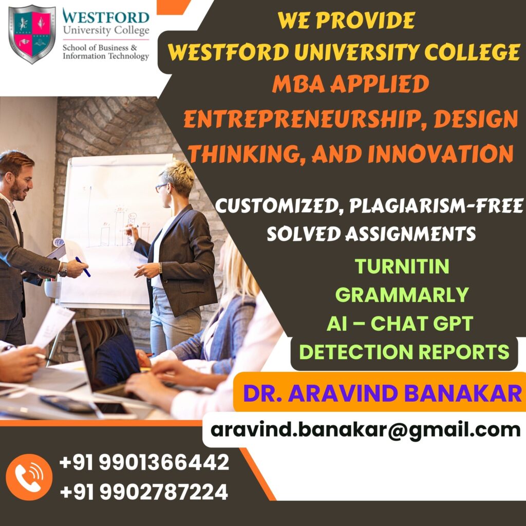 Westford University College MBA Finance & Risk Management 4K-5K Words Assignments