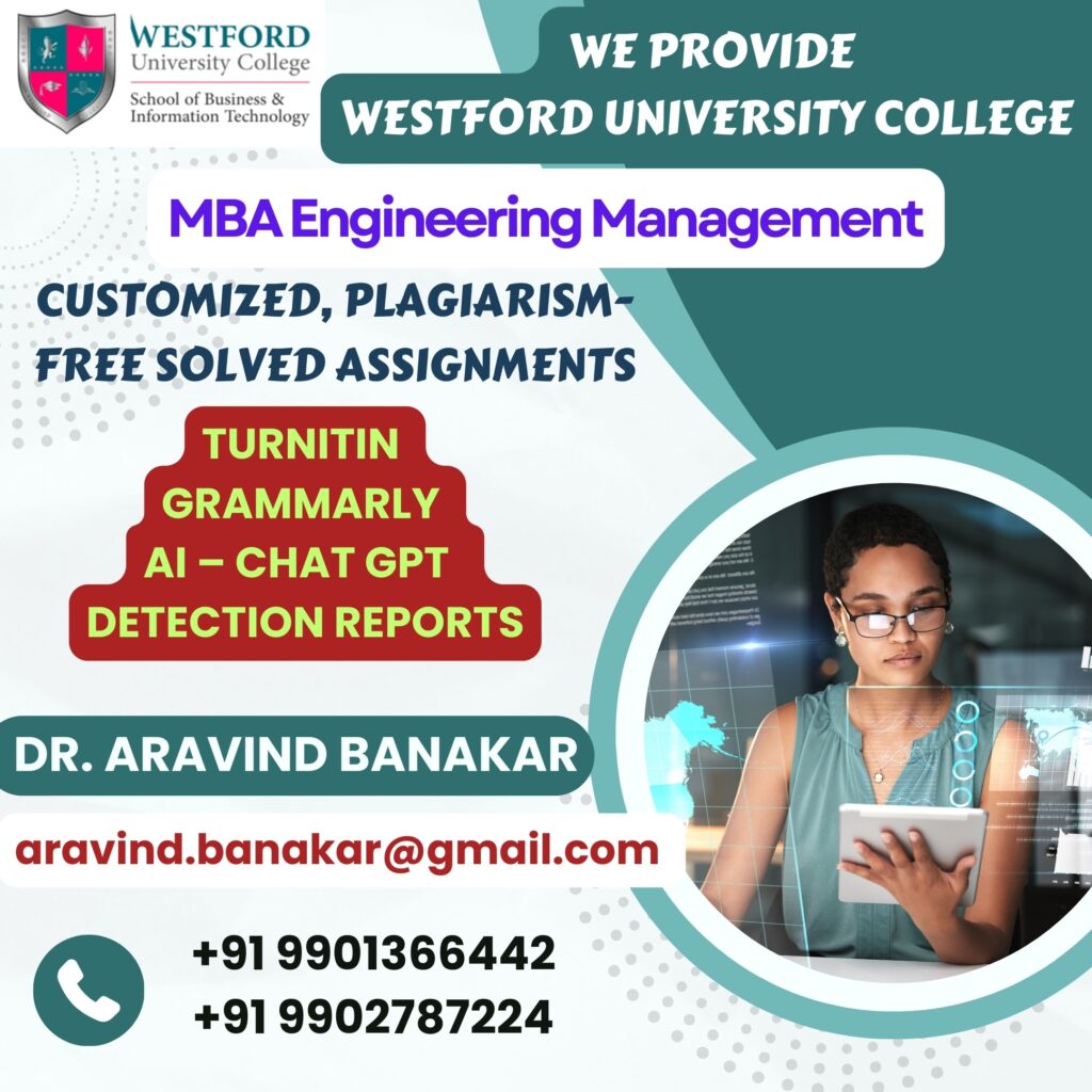 Strategic Management Solved Assignment – Westford University MBA