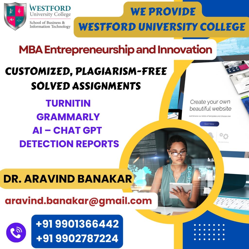 Strategy & Decision-Making Assignment – 5000 Words Westford College