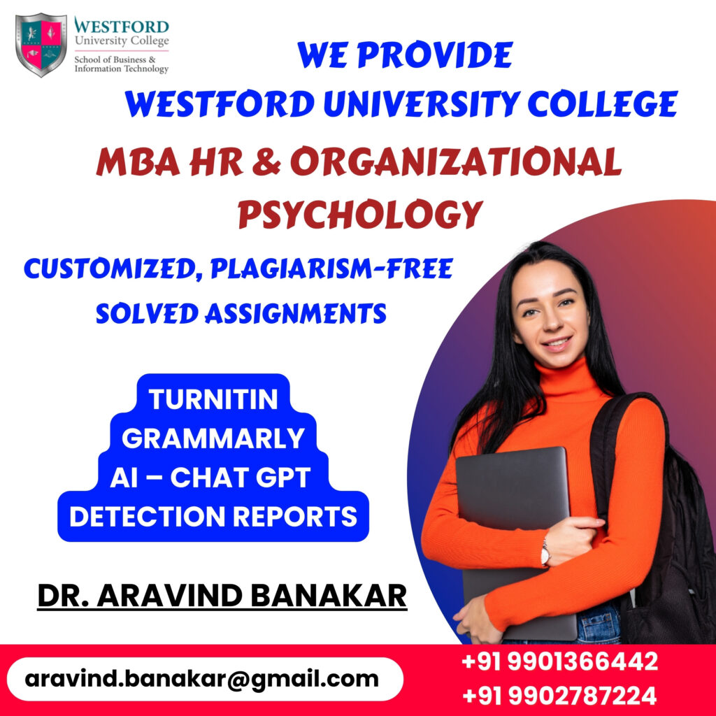 Westford University College MSc Artificial Intelligence 4000 to 5000 Words Customized Assignments