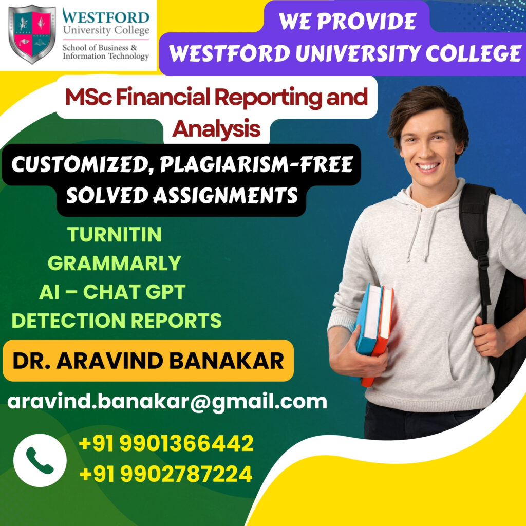 Westford University College Customized Solved Assignments to Kuwait Students