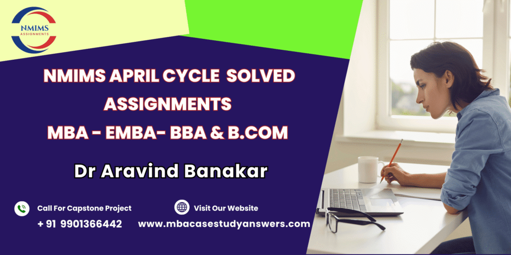 April session, NMIMS B.Com 1st Sem Principles of Management Solved Assignment