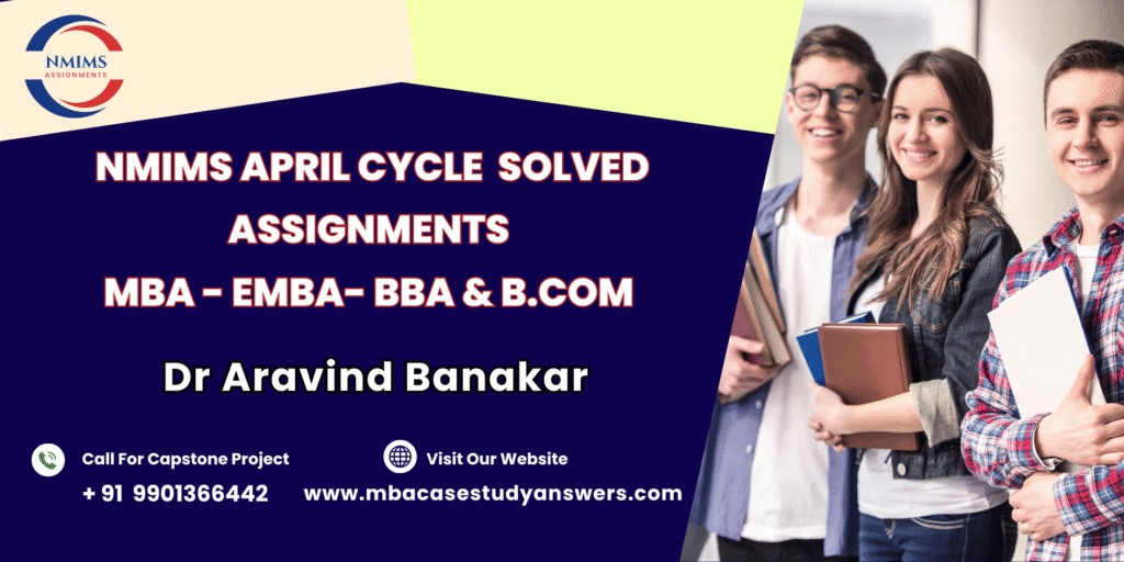 April session NMIMS MBA Sales Management Solved Assignment