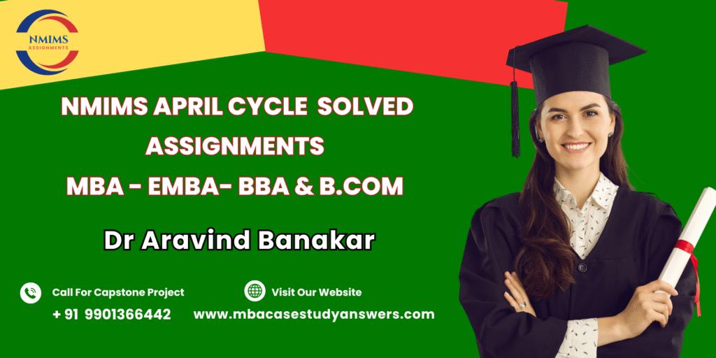 April session NMIMS MBA Operations Management Solved Assignment