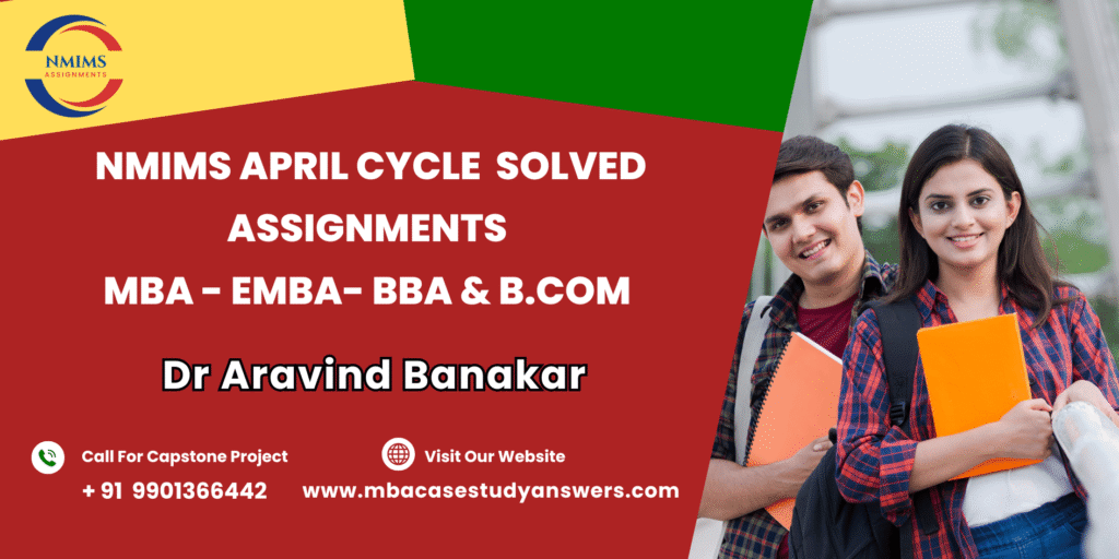 April session NMIMS MBA Marketing Management Solved Assignment