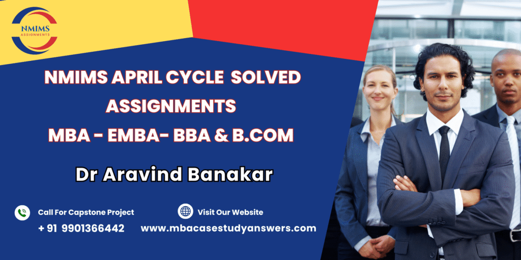 April session NMIMS MBA Marketing in a Digital World Solved Assignment