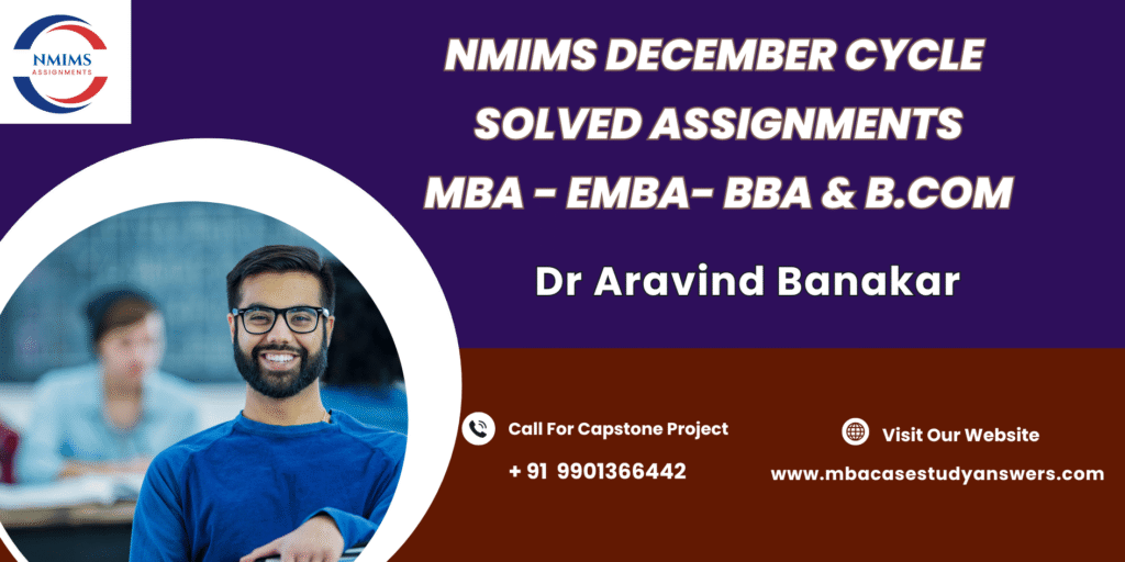 December session NMIMS MBA Digital Marketing Solved Assignment