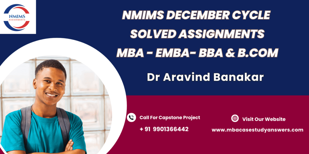 December session NMIMS MBA Financial Reporting and Analysis Solved Assignment