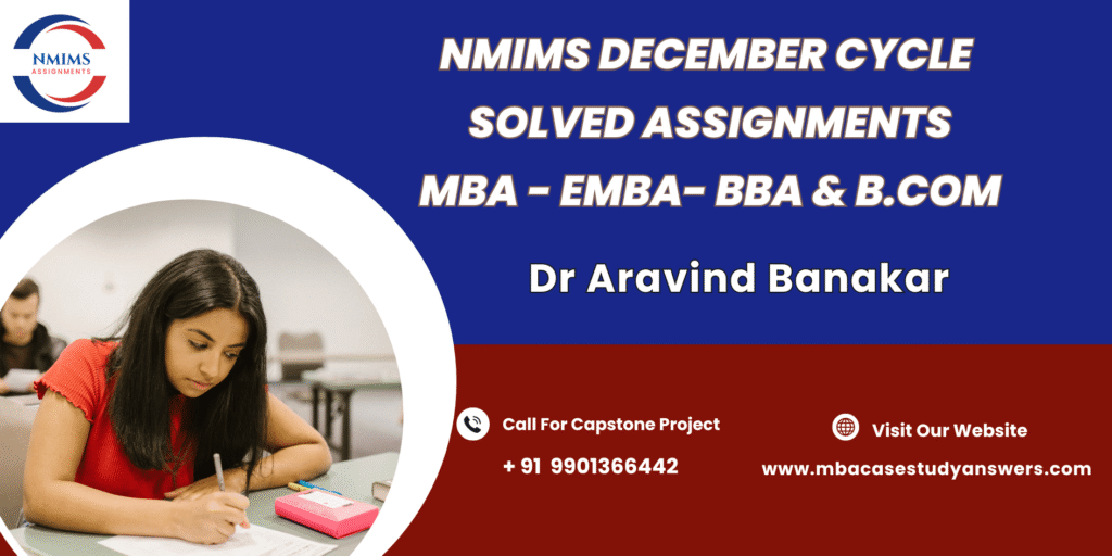December session NMIMS MBA Security Analysis and Portfolio Management I and II Solved Assignment