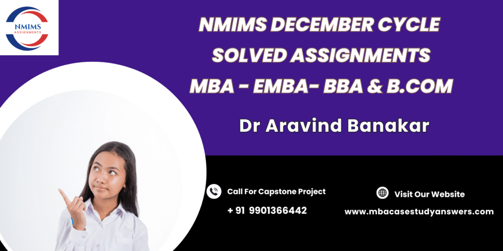 December session NMIMS MBA Social Media and Content Marketing Solved Assignment
