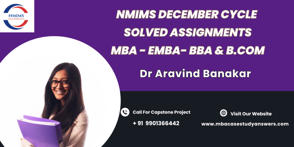 December session NMIMS MBA Supply Chain Management Solved Assignment