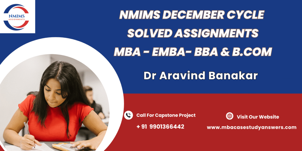 December session, NMIMS B.Com 1st Sem Principles of Management Solved Assignment