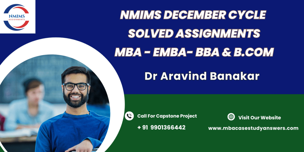 December session NMIMS MBA Corporate Finance Solved Assignment