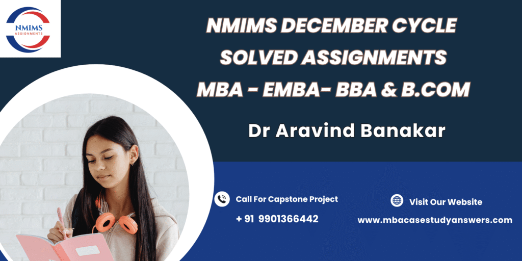 December session, NMIMS B.Com 3rd Sem Advanced Financial Accounting Solved Assignment
