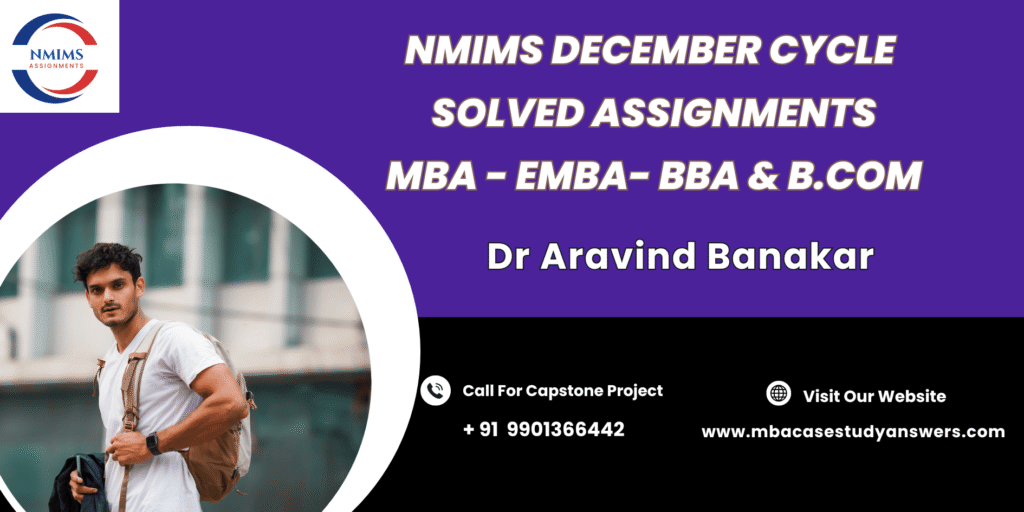 December session, NMIMS B.Com 4th Sem Fundamentals of Taxation Solved Assignment