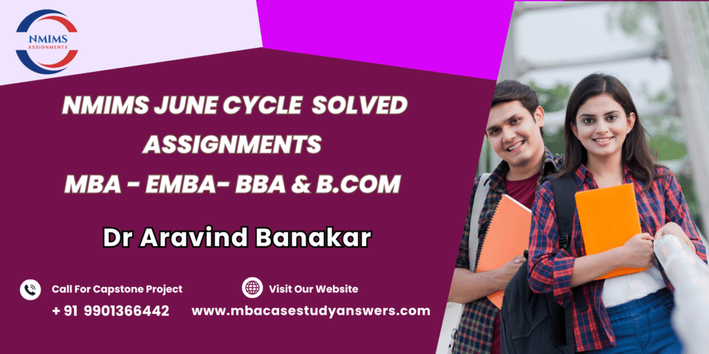 June session NMIMS MBA Project Management Solved Assignment?