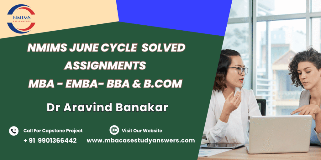 June session, NMIMS B.Com 2nd Sem Introduction to Analytics Solved Assignment?