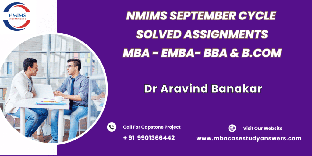 September session MBA NMIMS Emotional Intelligence Solved Assignment
