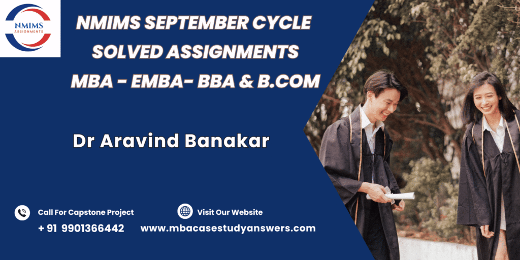 September session MBA NMIMS Consumer Behaviour Solved Assignment