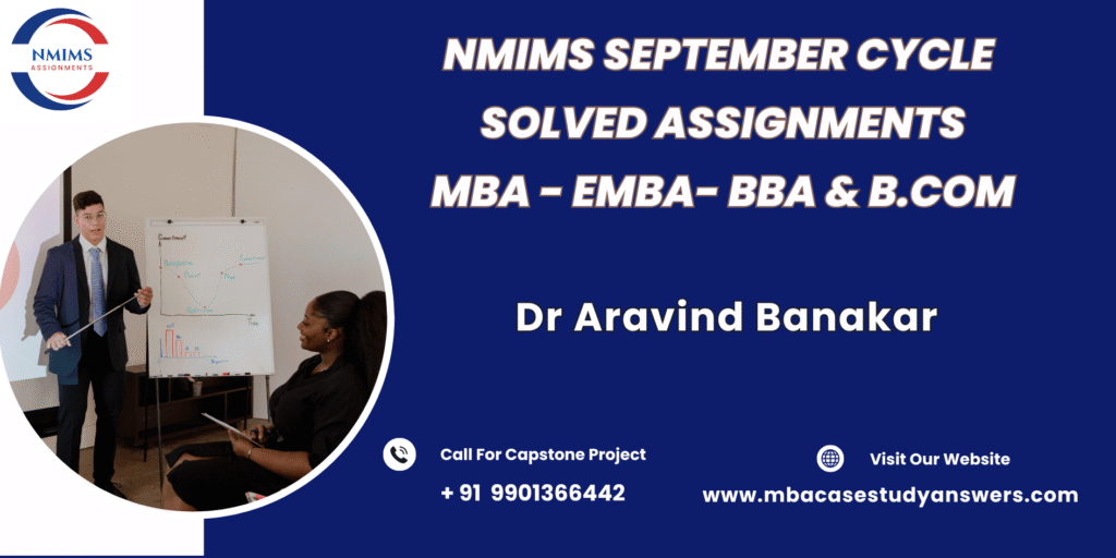 September session MBA NMIMS Logistics Management Solved Assignment