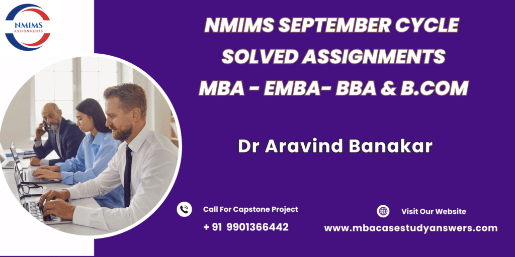 September session, NMIMS BBA Multivariate Techniques Solved Assignment, where can I get it