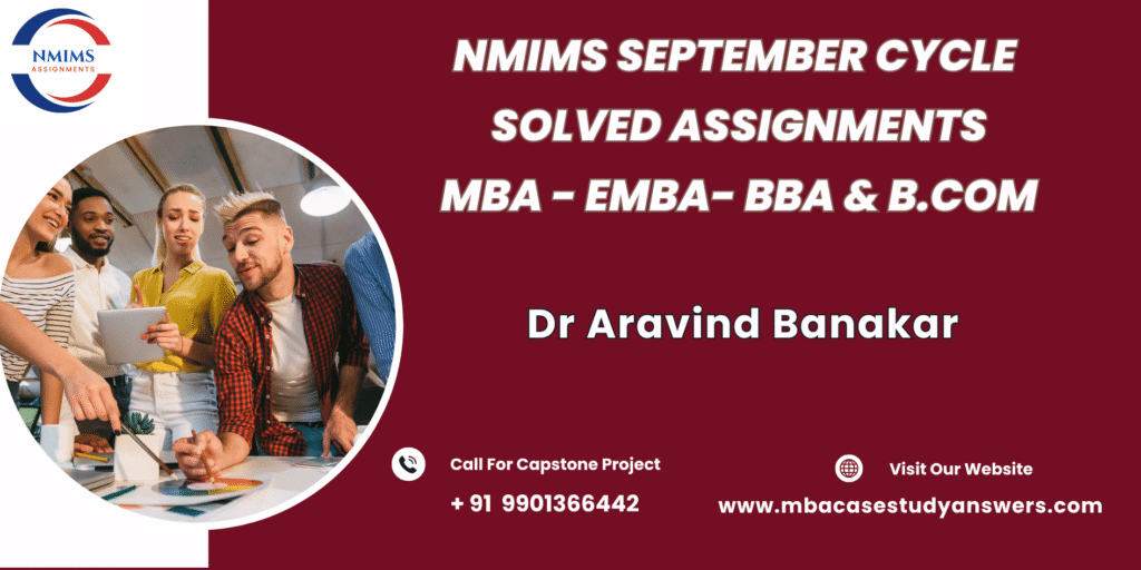 September session MBA NMIMS Marketing in a Digital World Solved Assignment