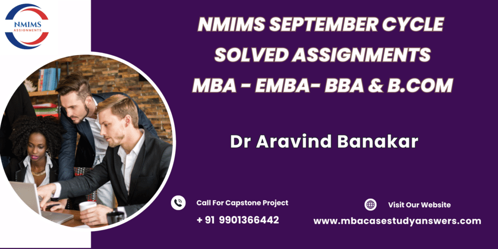 September session MBA NMIMS Personal Finance: Turning Money into Wealth Solved Assignment