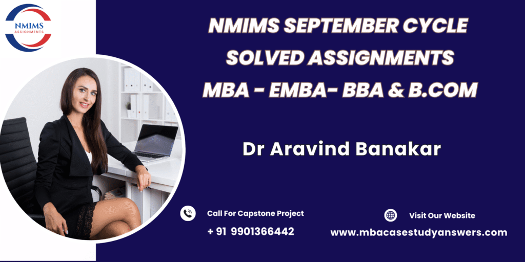 September session MBA NMIMS Procurement Management Solved Assignment
