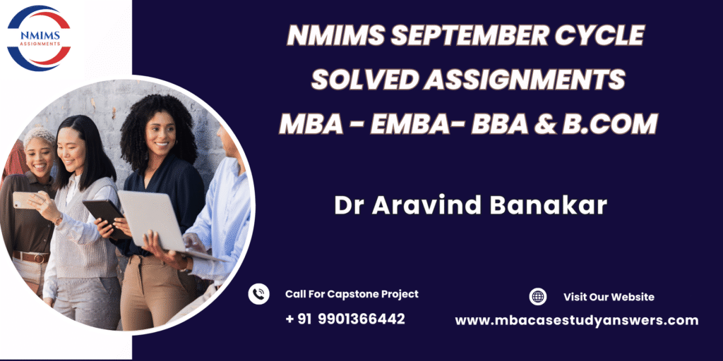 September session MBA NMIMS Social Media and Content Marketing Solved Assignment