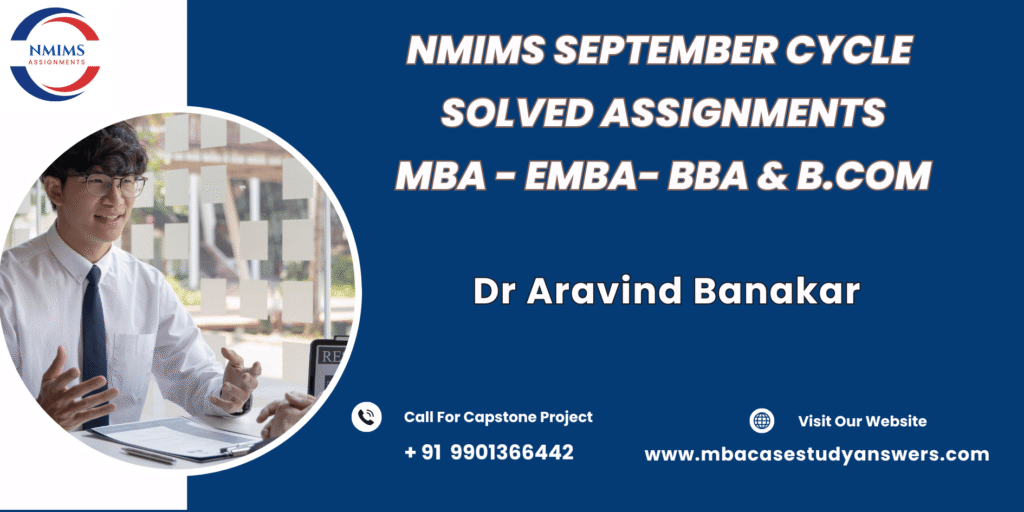 September session, NMIMS B.Com 1st Sem Financial Accounting Solved Assignment