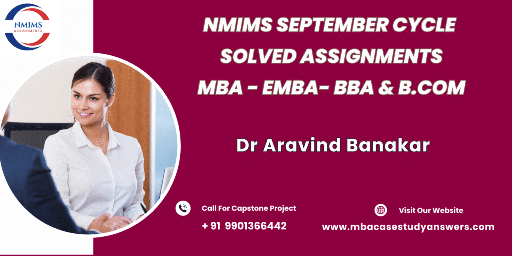 September session, NMIMS B.Com 2nd Sem Business Statistics for Decision Making Solved Assignment