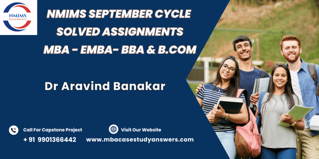 September session MBA NMIMS Corporate Finance Solved Assignment