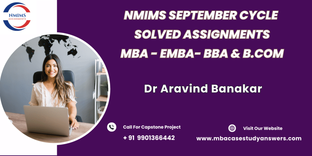 September session, NMIMS B.Com 2nd Sem Operations Research Solved Assignment