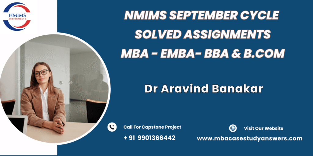 September session, NMIMS B.Com 3rd Sem Banking and Insurance Solved Assignment
