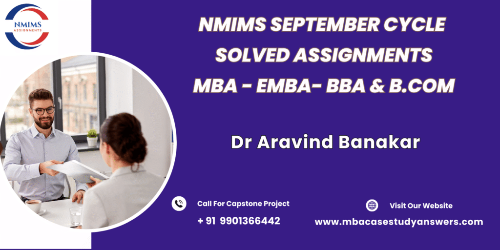 September session, NMIMS B.Com 4th Sem Fundamentals of Taxation Solved Assignment