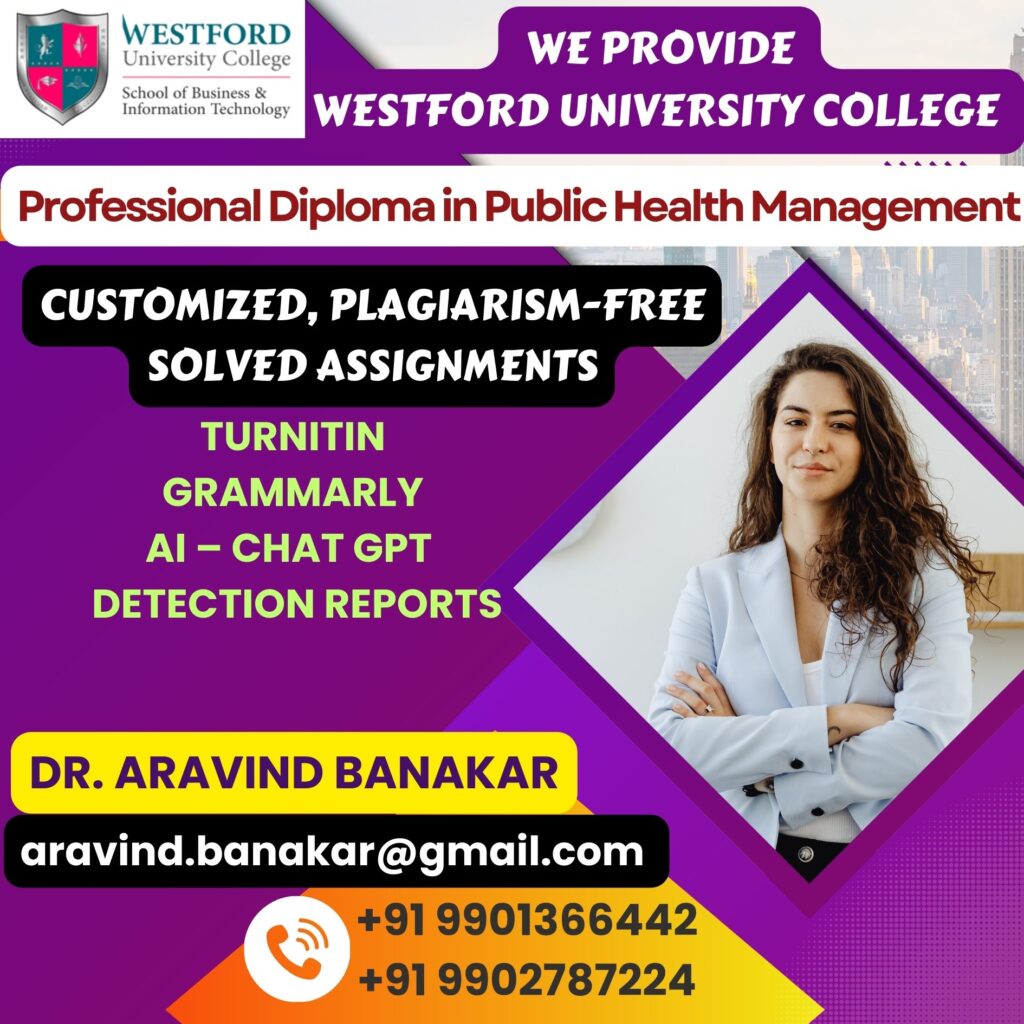 Westford University College Customized Solved Assignments to Sudan Students