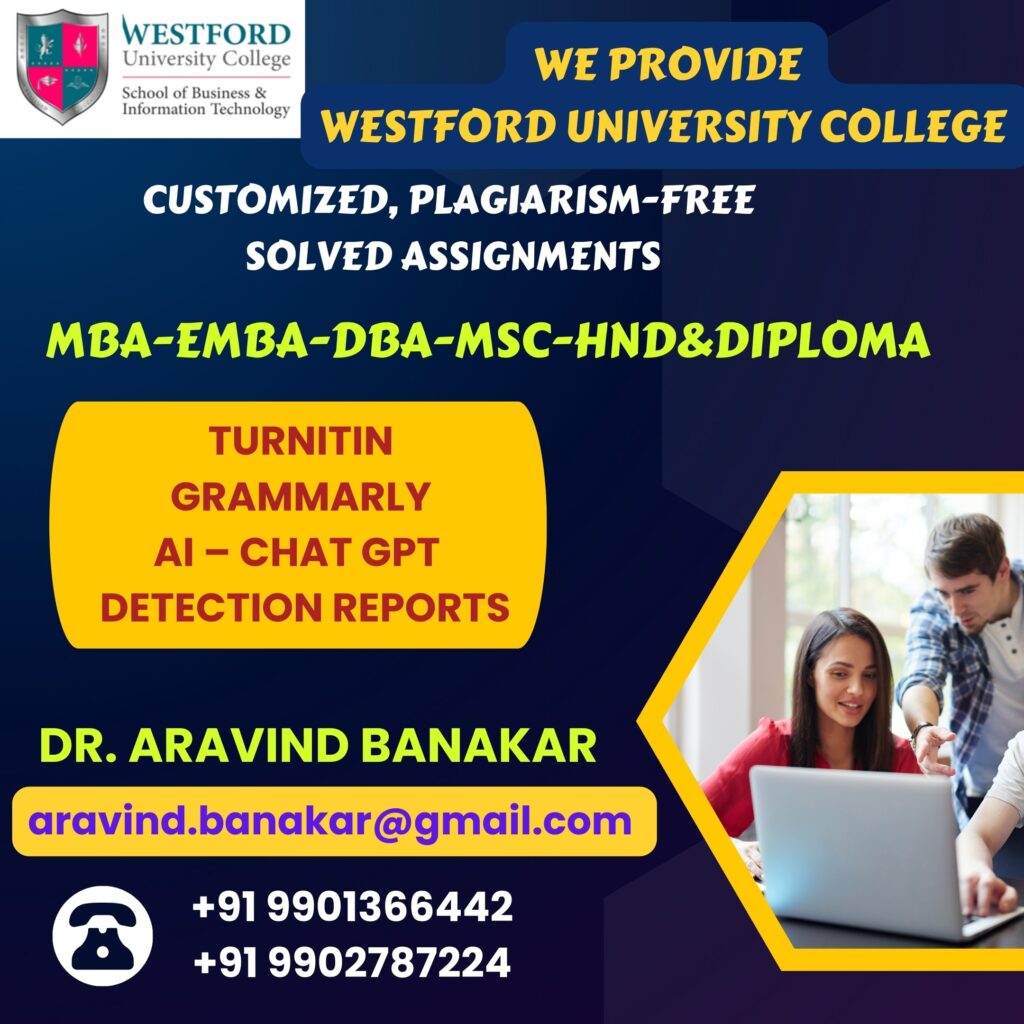 Business Ethics & Corporate Governance Westford Assignment Solutions