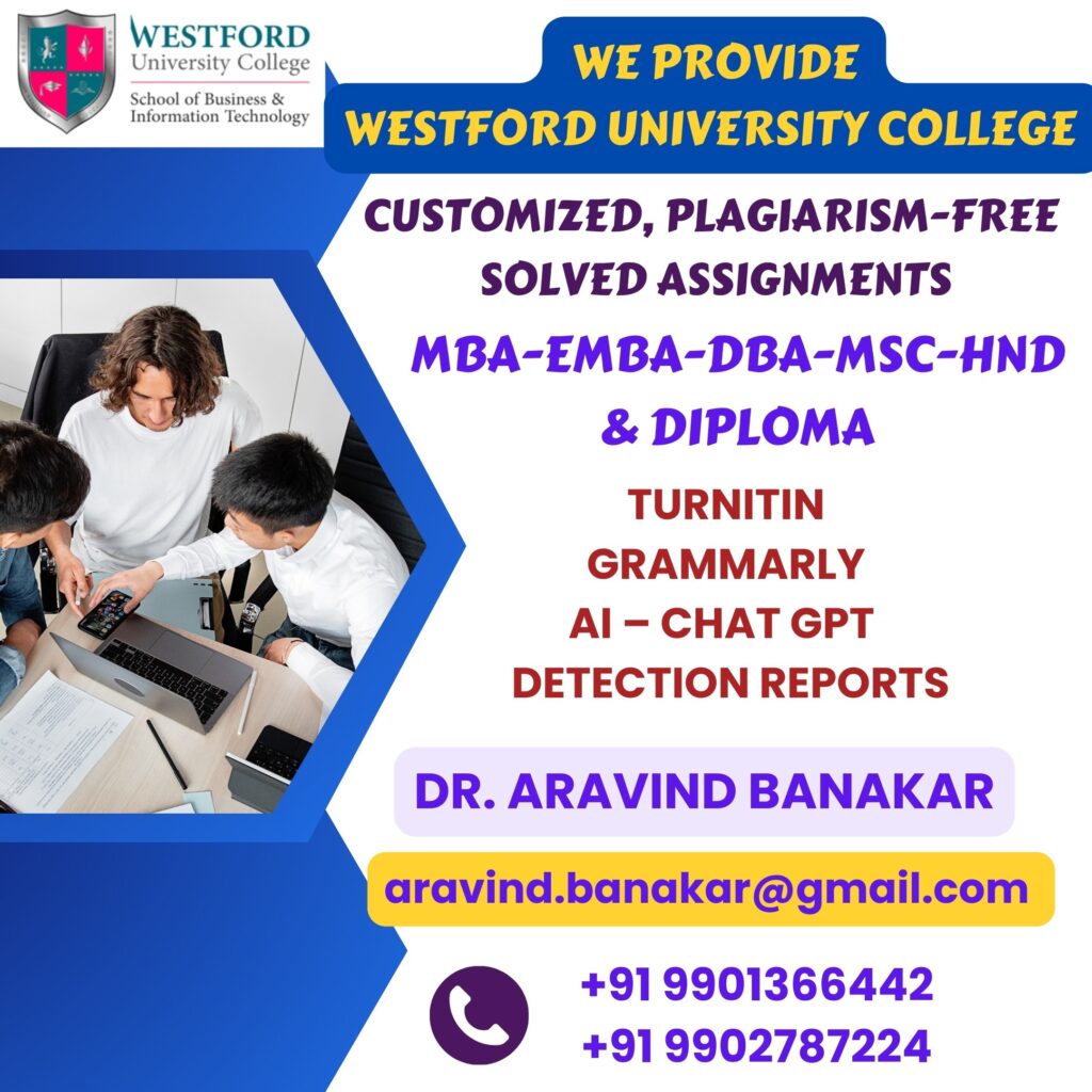 Corporate Finance Assignment for Westford MBA Students