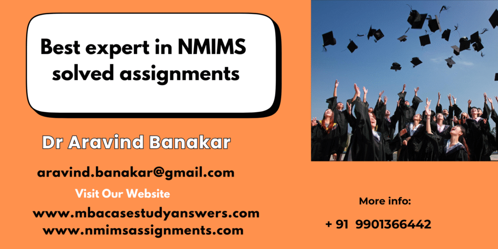 April 2026 NMIMS Assignment Solutions Available Now