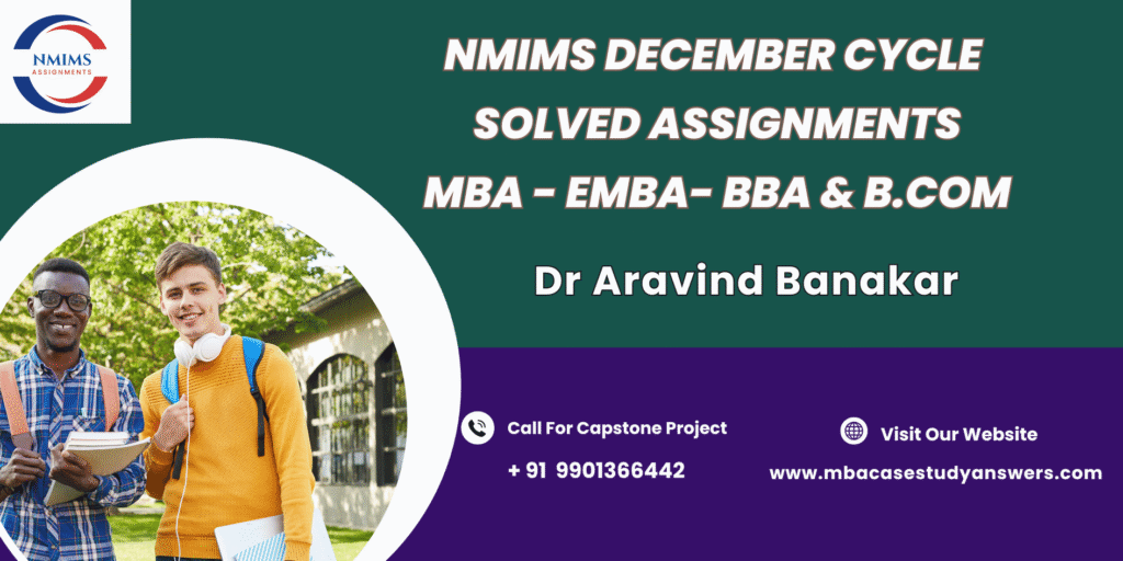 December session, NMIMS BBA Multivariate Techniques Solved Assignment