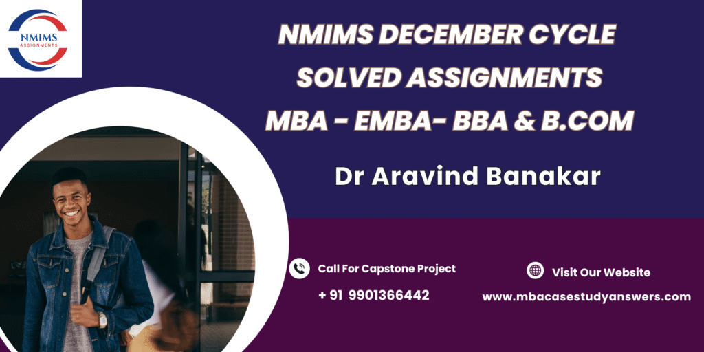 December session, NMIMS B.Com 5th Sem Financial Institutions & Markets Solved Assignment