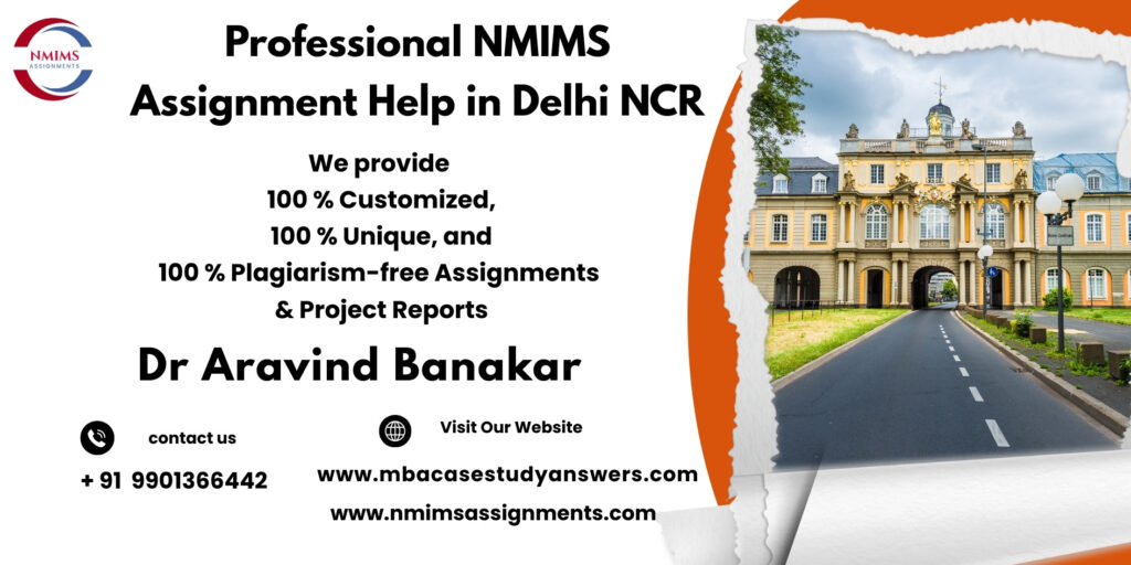 NMIMS 20 Marks Plagiarism-free Assignment Support