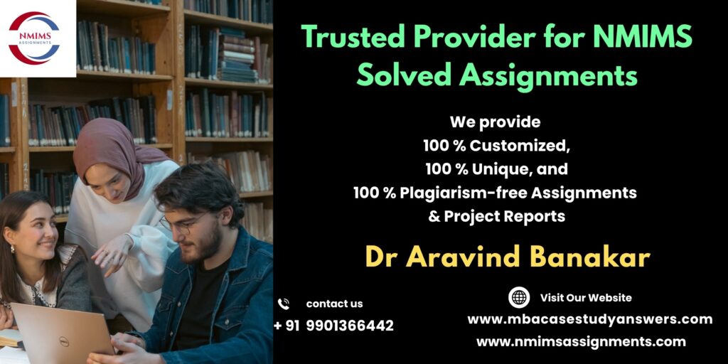 Latest NMIMS Sep 2026 Solved Assignments by Experts