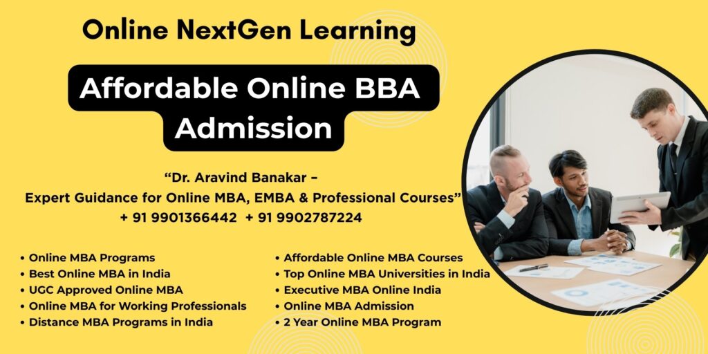 Best Online MBA University Admission – Professional Admission Support by Dr. Aravind Banakar