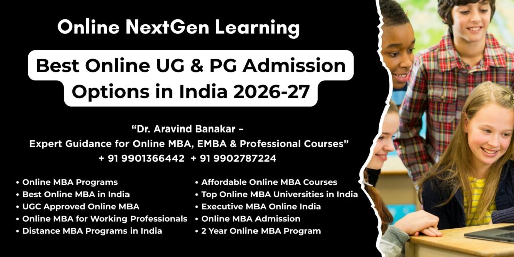 Looking for Distance & Online MBA UGC Recognized at Coimbatore