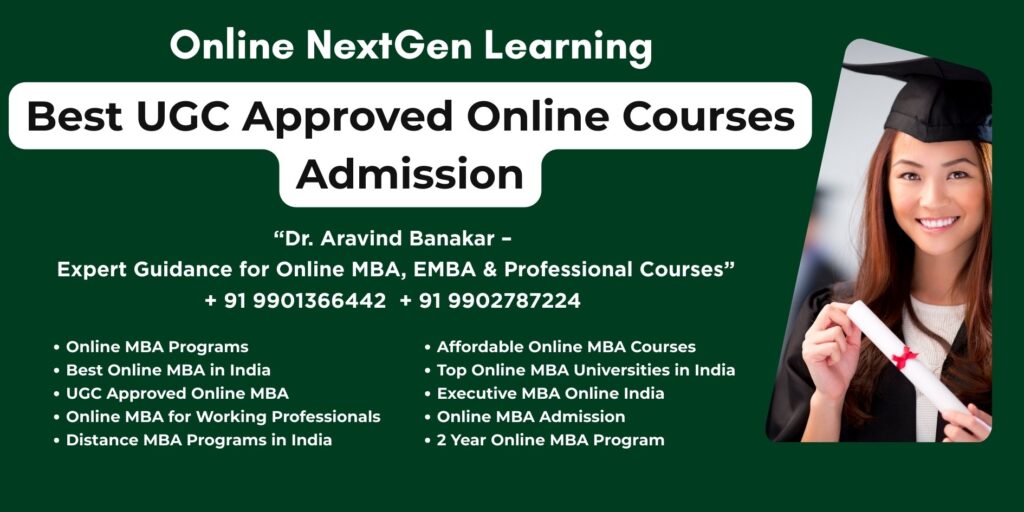 Looking for Distance & Online MBA UGC Recognized at Davangere