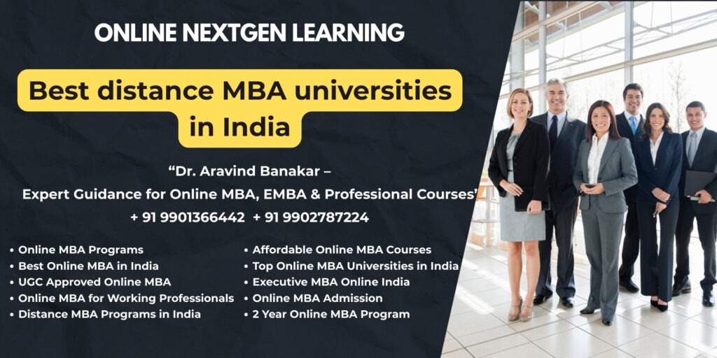 Looking for Distance & Online MBA UGC Recognized at Ahmadabad