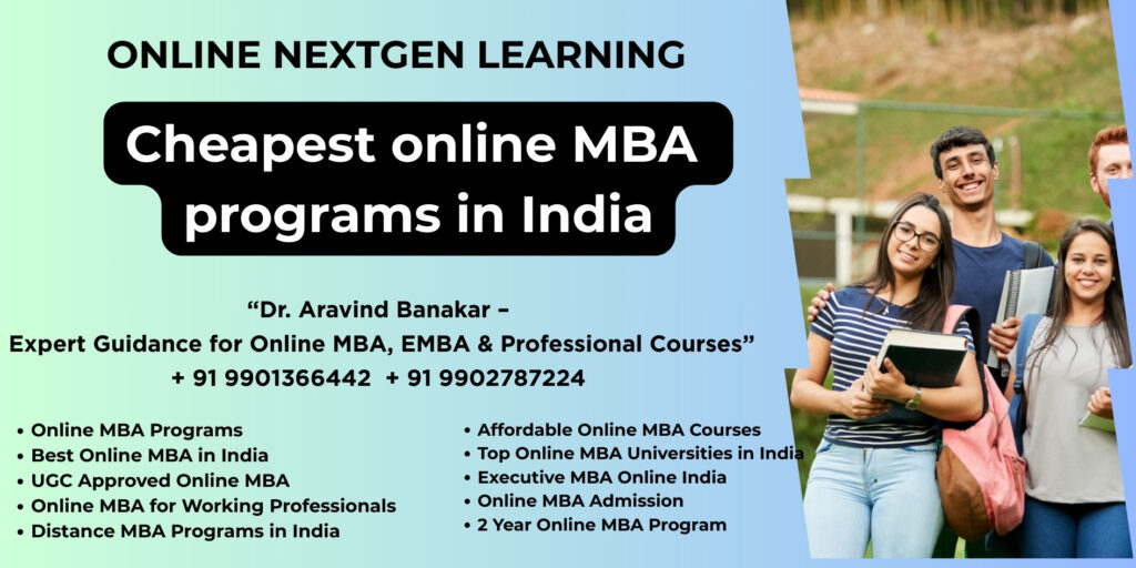 Looking for Distance & Online MBA UGC Recognized at Jaipur